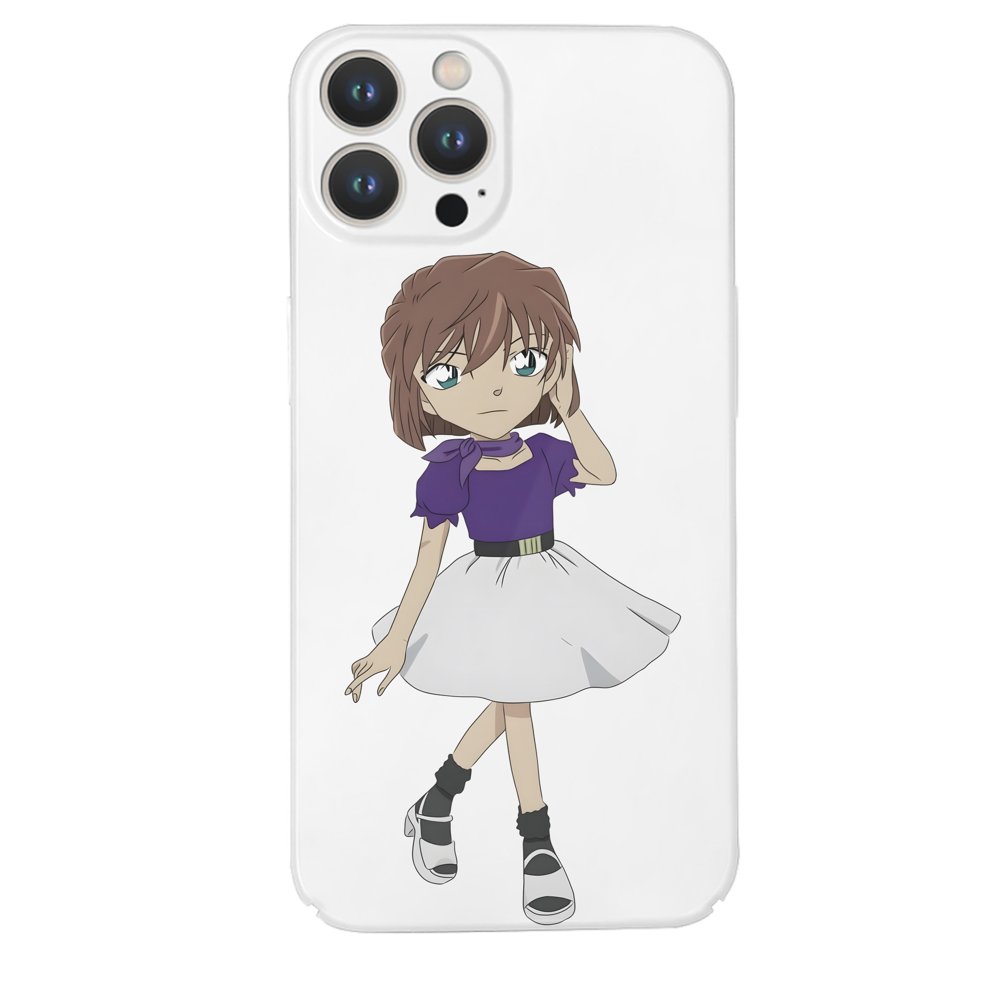（画像用） 名探偵コナン 灰原 哀 はいばら あい Detective Conan Anita Hailey、Vi Graythorn Haibara Ai 【iPhone 14シリーズ対応】ハードケース